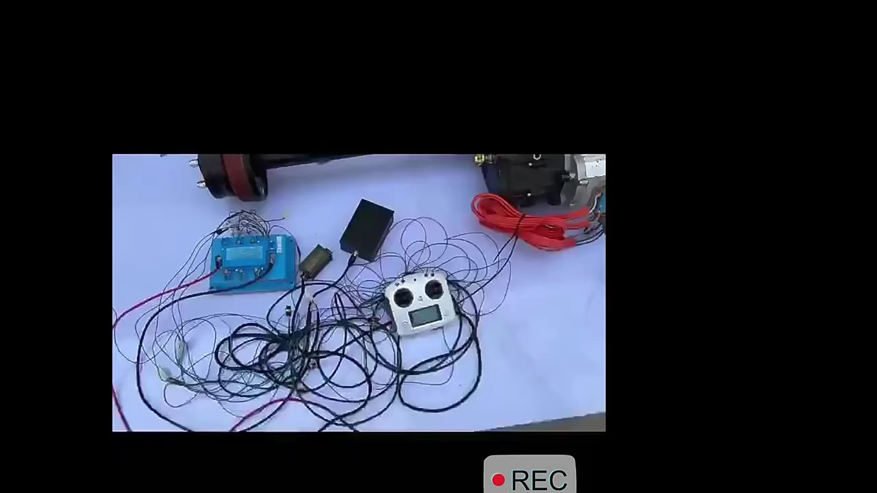 부하 전후방 드라이브 어셈블리가 높은 4WD 자동차 변환 72V 7.5kw 2000KG 부하 전기 자동차 변환 키트