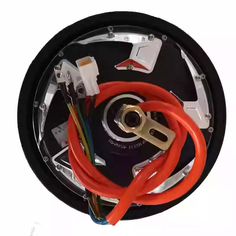 QSMOTOR Electric Transport Motorcycle 10 Inch 72V 2000W Wheel Hub Motor