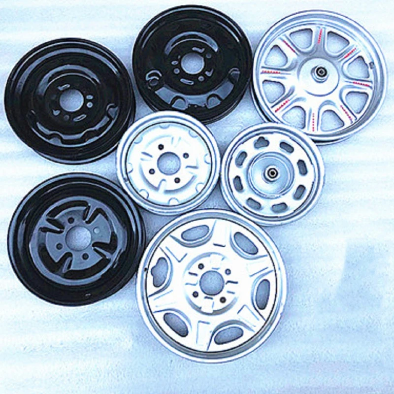 Bánh xe bò điện vành 4.50-12 vành bánh xe hơi 5.00-14 năm lỗ vành thép