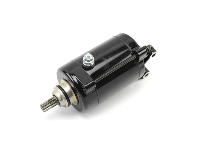 HJ125-2/2A Motorcycle Starter Motor For Zhujiang CG125 Jiang 150 General Push Rod Motor Black