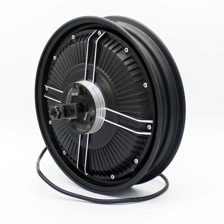 Động cơ DC đặt trong vành xe 1200W Động cơ đặt trong vành xe không chổi than 16 inch 48V 60V 72v cho xe đạp điện với phanh đĩa