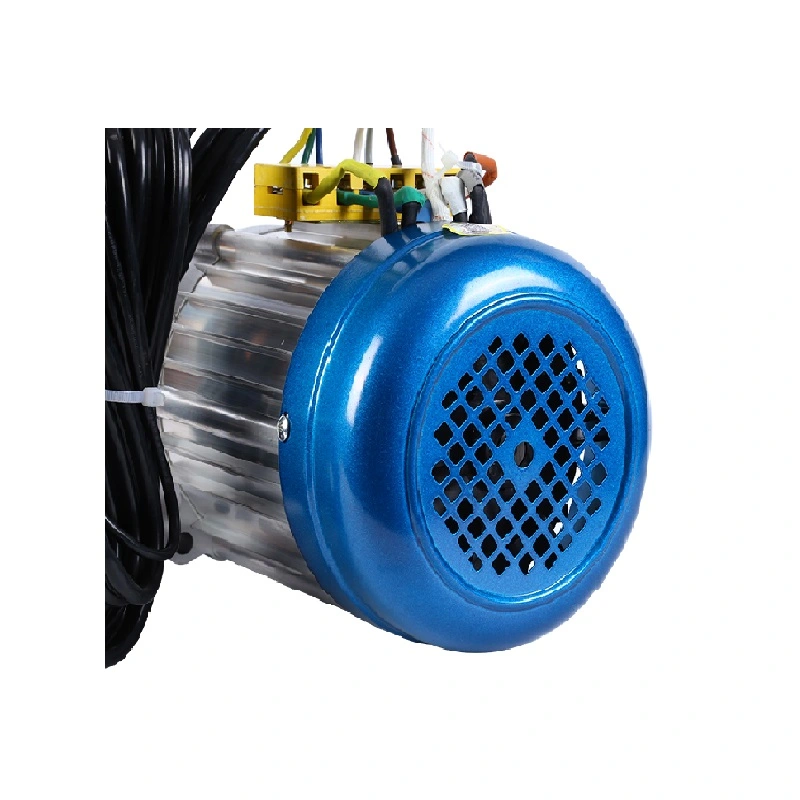 高性能 72V 8KW 变速后桥永磁同步六相无刷直流电机，适用于重型电动三轮车