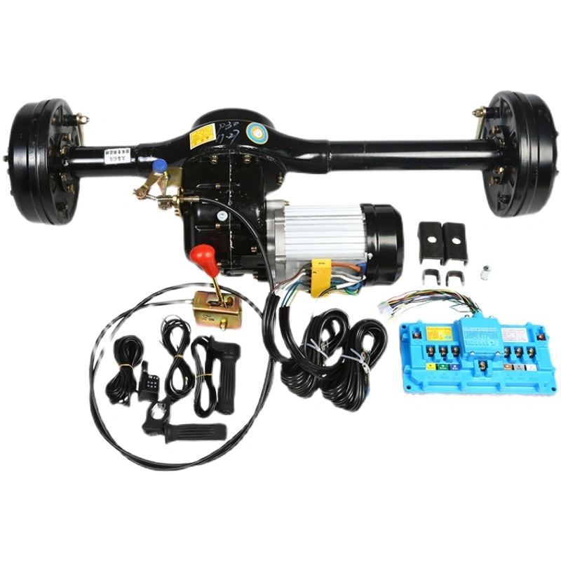 大功率重型变速箱后桥总成72V 6kw差速器后桥总成