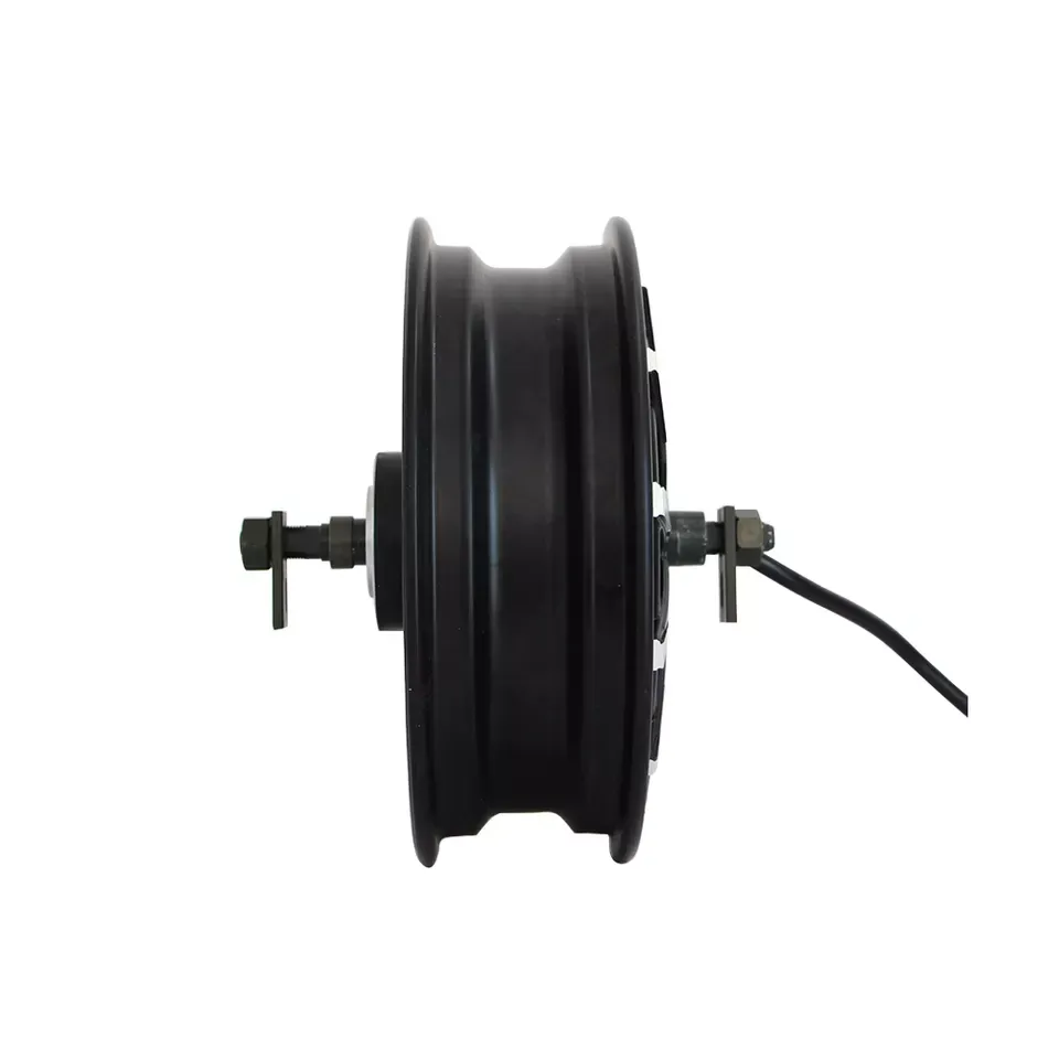 Qiangshun BLDC 허브 모터 12 인치 3000W 72V 무브러시 전동 스쿠터/오토바이 모터 디스크 브레이크 영구 자석 방수