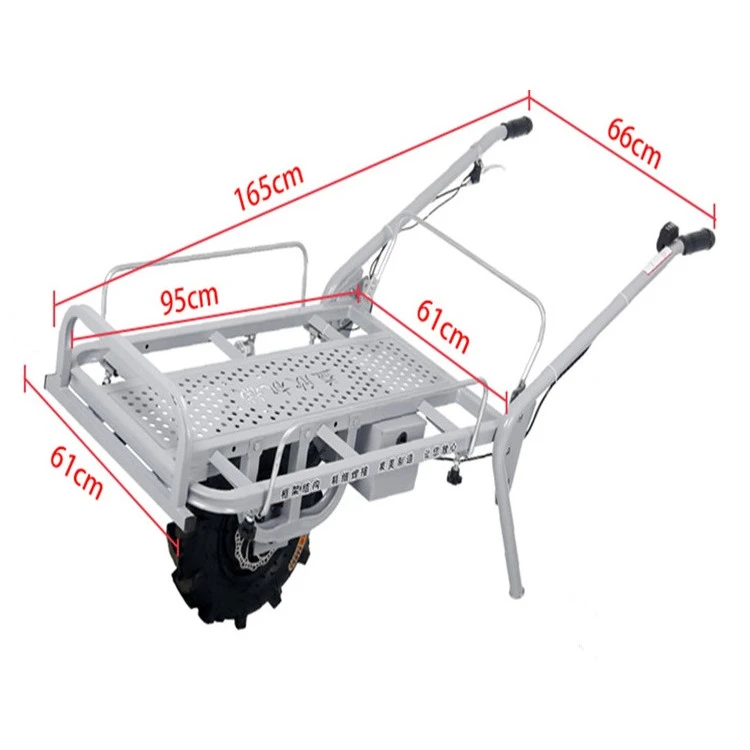 农用攀爬小车48V 20A 650瓦盘式制动器小型小车锂电池电动手推车