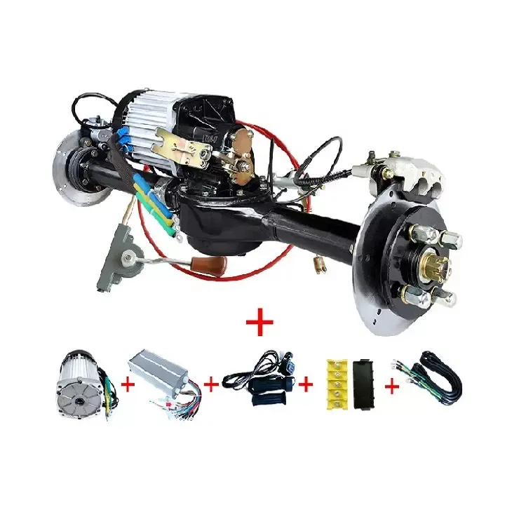 三轮汽车用高扭矩60V 72V 2500W 4600转/分电动汽车轮毂电机套件