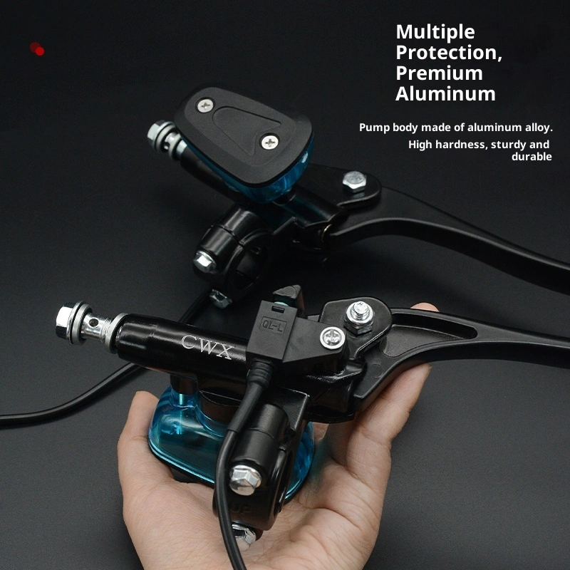 New national standard electric two-wheeled motorcycle disc brake master cylinder main pump brake lever right placement replacement