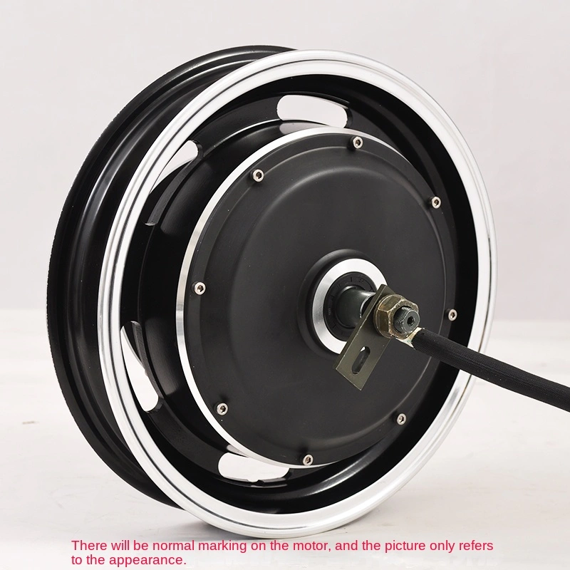 QS Motor 12inch Hollow Wide Tire Brushless Electric Bicycle Motor 1500W/2000W IP54 Waterproof 72V 125N.m Torque 26.04A