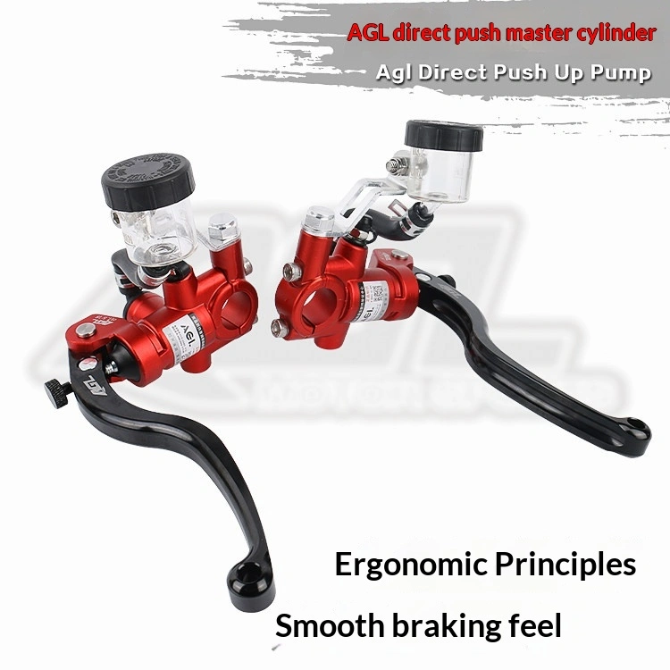 AGL Direct-Pull Pump #9 MagWheels Electric Motorcycle Forged Universal Modified Front and Rear Disc Brake Hydraulic System