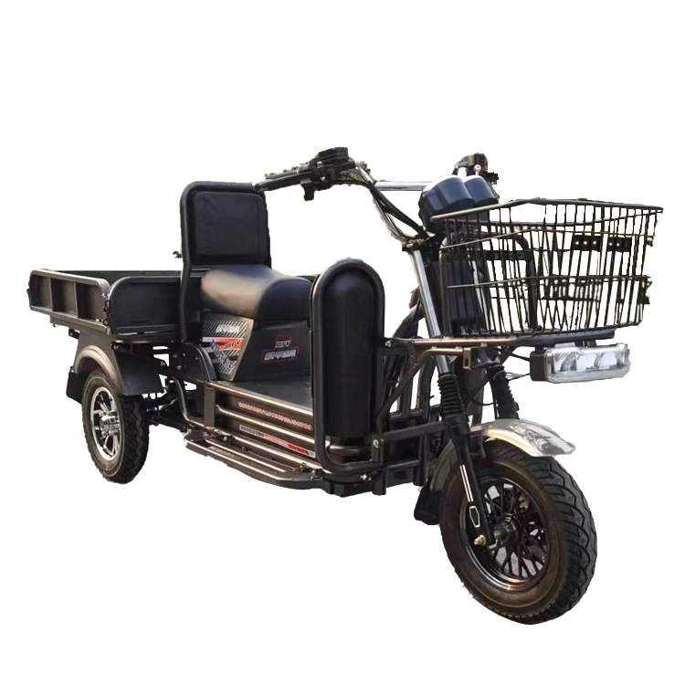 세발 전기차 1200W 72V 600kg 화물 운송용 택배 전기 평판차 세발차