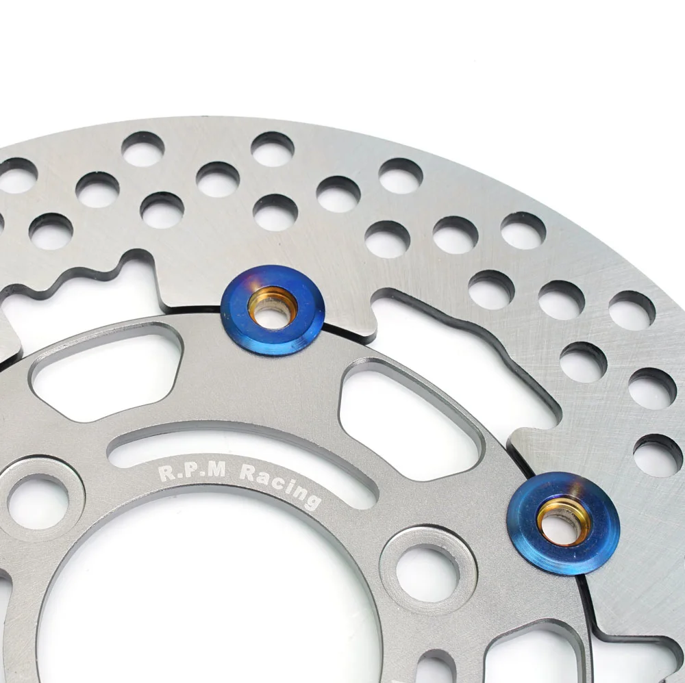 Fireyouracing RPM220新款铝合金彩色钉浮动刹车盘电动摩托车改装款220 3孔70mm