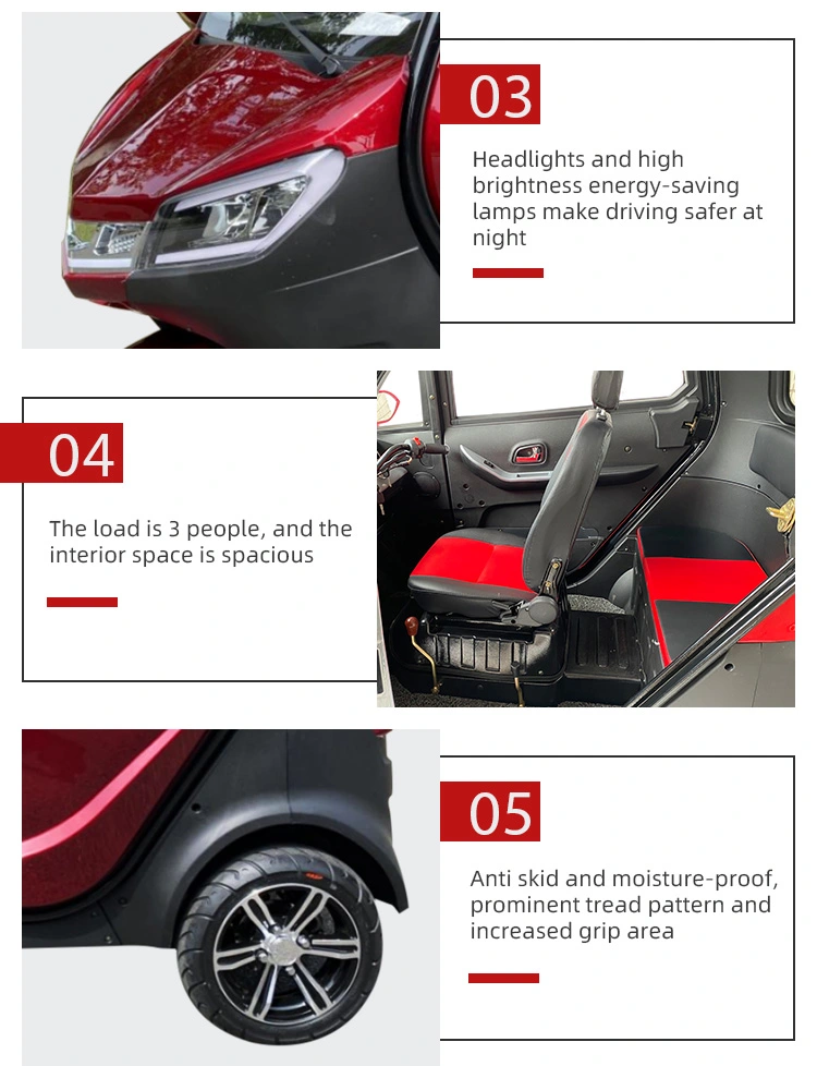 New 150cc 4-stroke water-cooled automatic clutch closed cabin 3-wheel passenger motorcycle, load 300kgs, speed 60km/h