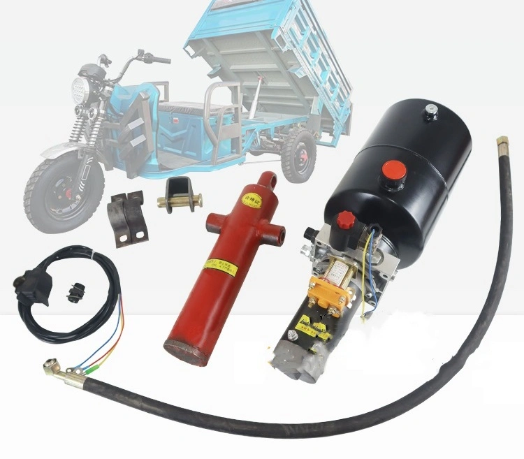 【月销 0+】电动三轮车液压自卸 48 60V 800w 电机动力油泵