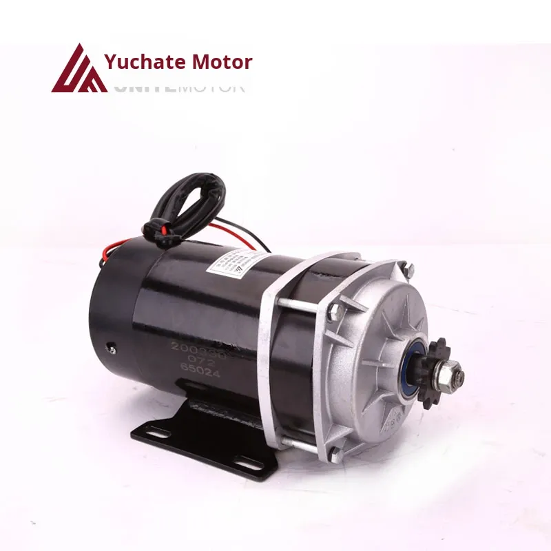 YUNITE 전기 자전거 브러시리스 모터 영구 자석 DC 기어드 모터 YN-DC-01 350W 36V/48V IP65 1.8Nm 토크 알루미늄 프레임