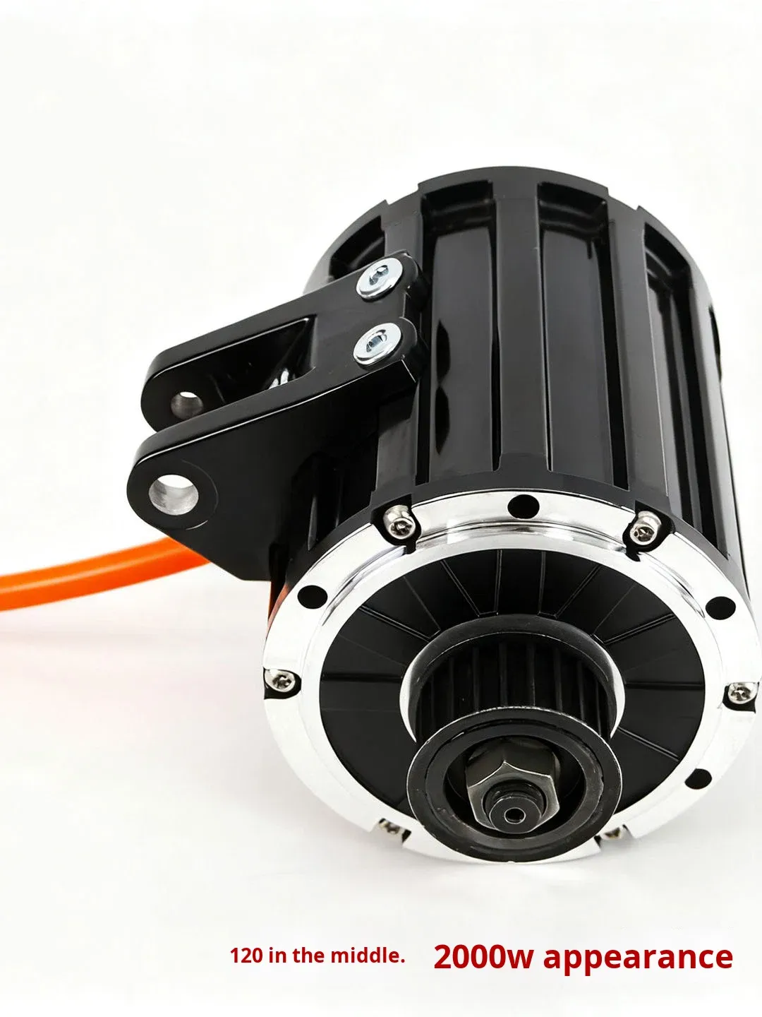 Qsmotor 无刷管状中置驱动电机 60V 1100W 90 120 138 单头高效电机用于电动自行车