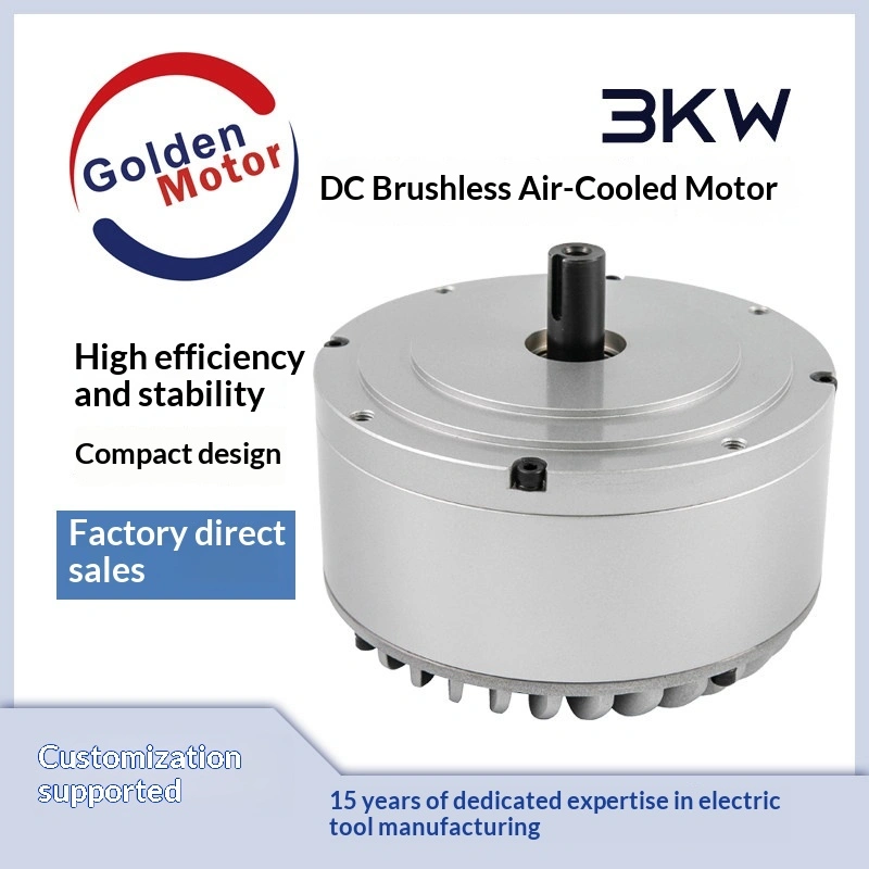 Động cơ xe kart điện không chổi than DC công suất lớn 48V 3kW với hiệu suất IE1