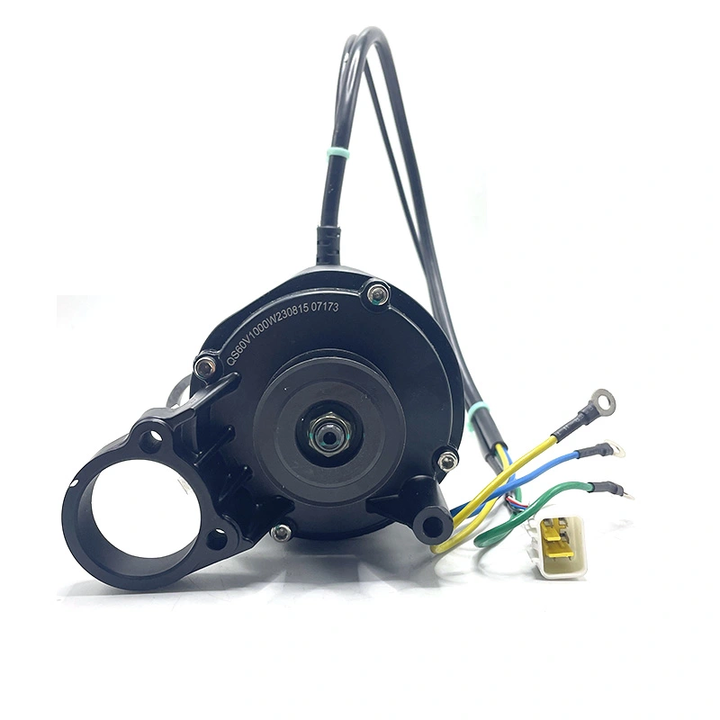 Động cơ không chổi than từ trường trung tâm Quán Thắng dùng cho xe đạp điện chống nước IP65 72V 4300RPM 15A 14.3Nm