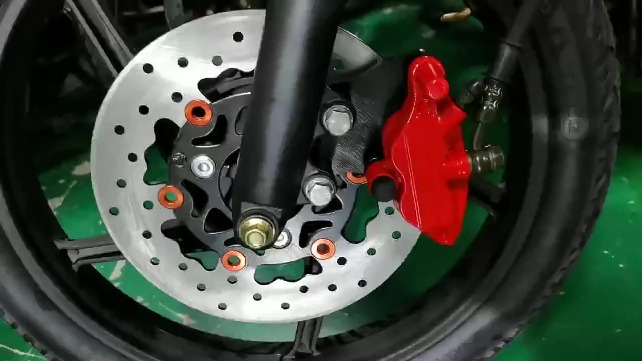 전자식 Ebike 디스크 브레이크 오토바이 유압식 순환 디스크 브레이크 후면