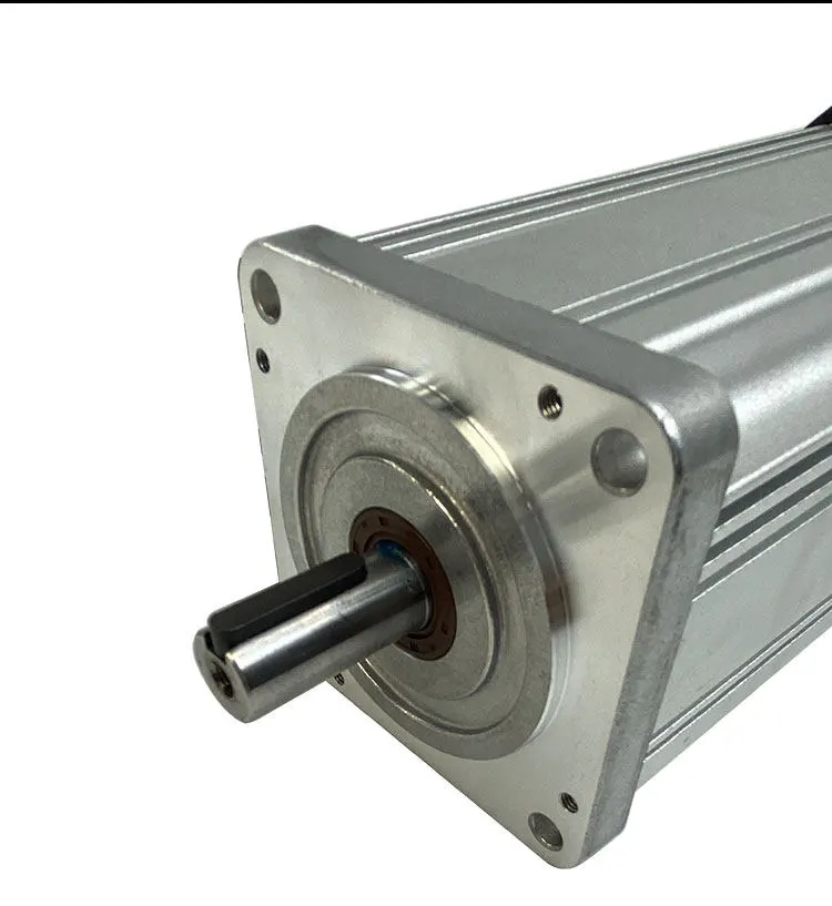 High Speed High Power BLDC Motor 2000W Permanent Magnet 220V 6000 RPM Low Noise Speed Adjustable with Waterproof Flange Mounting