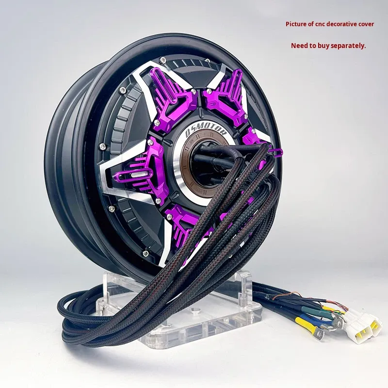 QS Motor 12 Inch Star Magnet Disc Permanent Magnet 6000W IP65 Waterproof Brushless 12V Customizable Electric Bike