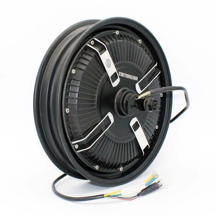 Động cơ DC đặt trong vành xe 1200W Động cơ đặt trong vành xe không chổi than 16 inch 48V 60V 72v cho xe đạp điện với phanh đĩa