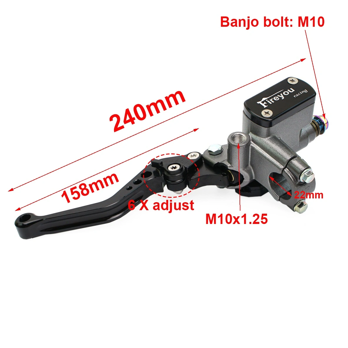 Phụ kiện độ xe tương thích trước/sau phanh dầu trước/sau FX Turtle mới của phanh đĩa xe máy