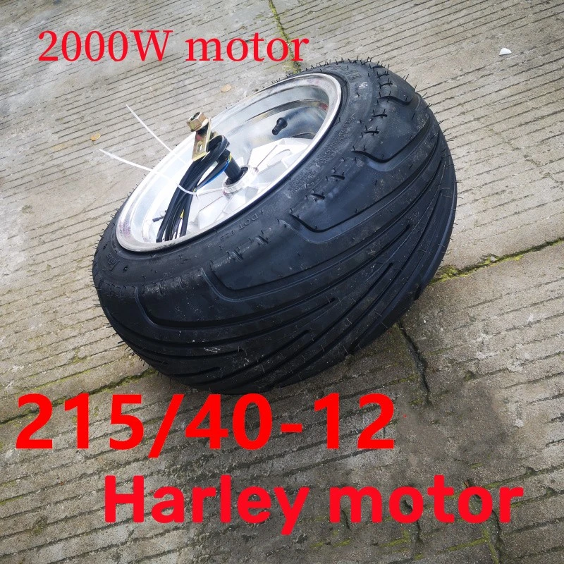 电动车12寸加宽轮胎215/40-12真空胎60V 72v 2000电机