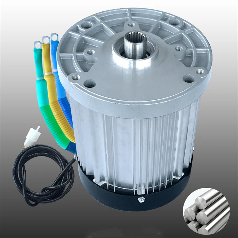 고출력 3000W 60V 72V 전기 삼륜차 개조용 브러시리스 DC 모터