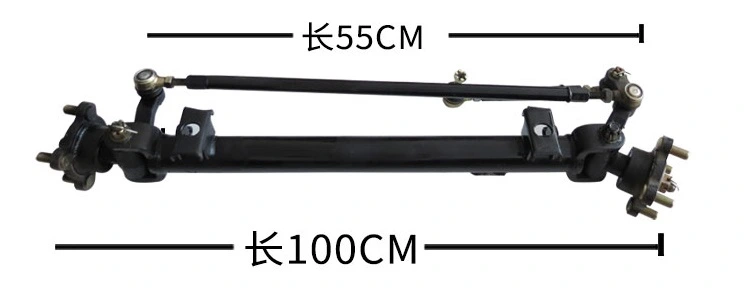 Cầu sau cho xe điện, bánh trước và bánh sau đều có động cơ 48V, 500W-800W ở tốc độ chậm, dùng cho xe bán đồ ăn vặt tự chế, có kèm lốp xe.