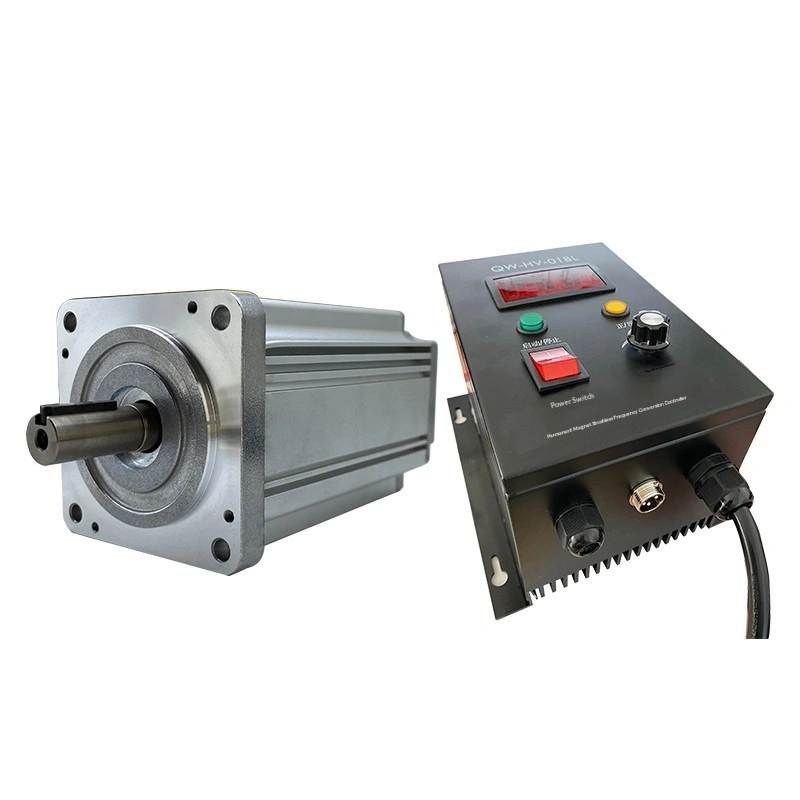3000W 大功率 220V 16000 RPM 高扭矩无刷直流调速电机，带防水法兰安装底座（QW110BL008型）