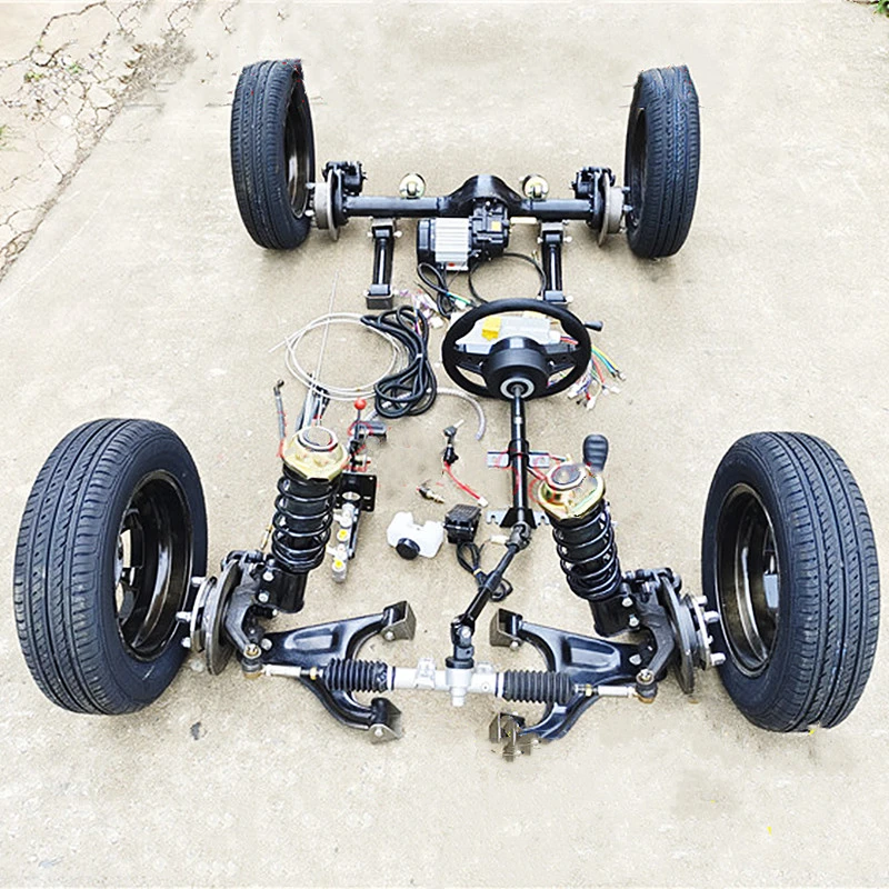 전동 카트 맥퍼슨 서스펜션 어셈블리 96V 16KW 100km/h 후방 구동 전기차 변환 어셈블리