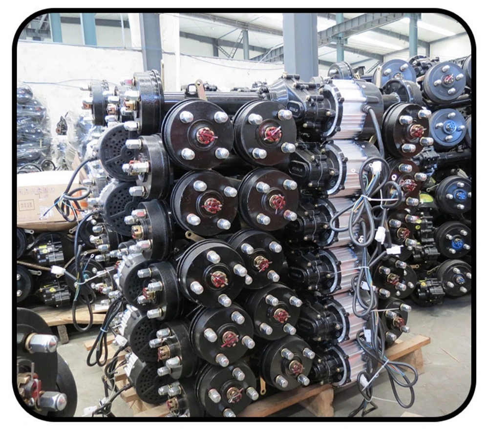 sửa đổi khung gầm cầu trước của xe ô tô điện với cầu dẫn hướng bánh trước dẫn động bằng điện
