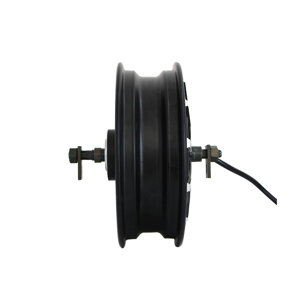 신속한 12 인치 3000W 72V BLDC 전기 디스크 브레이크 허브 모터 스쿠터