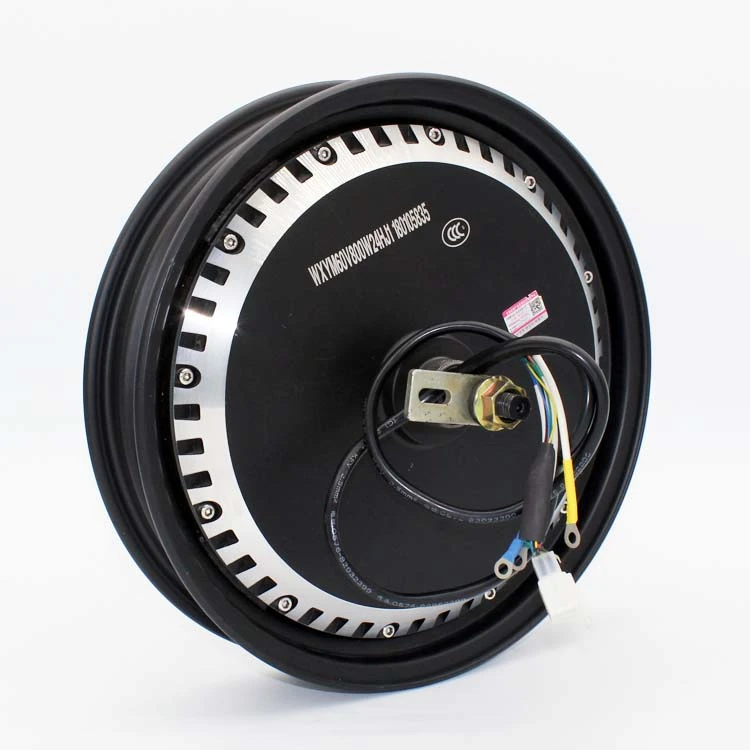 저속 허브 모터 500W 12인치 16인치 72V 디스크 브레이크가 장착된 전기자전거 모터