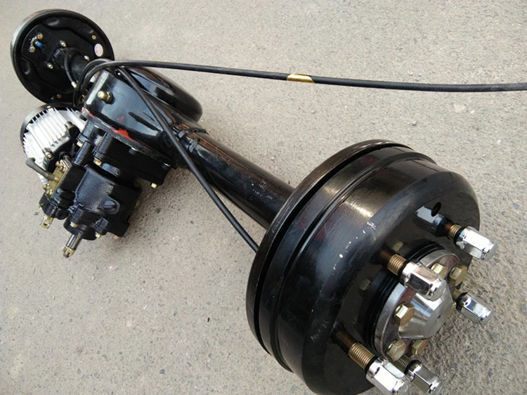 Electric tricycle Hybrid car rear axle 1000W 60V 72v hybrid rear axle assembly