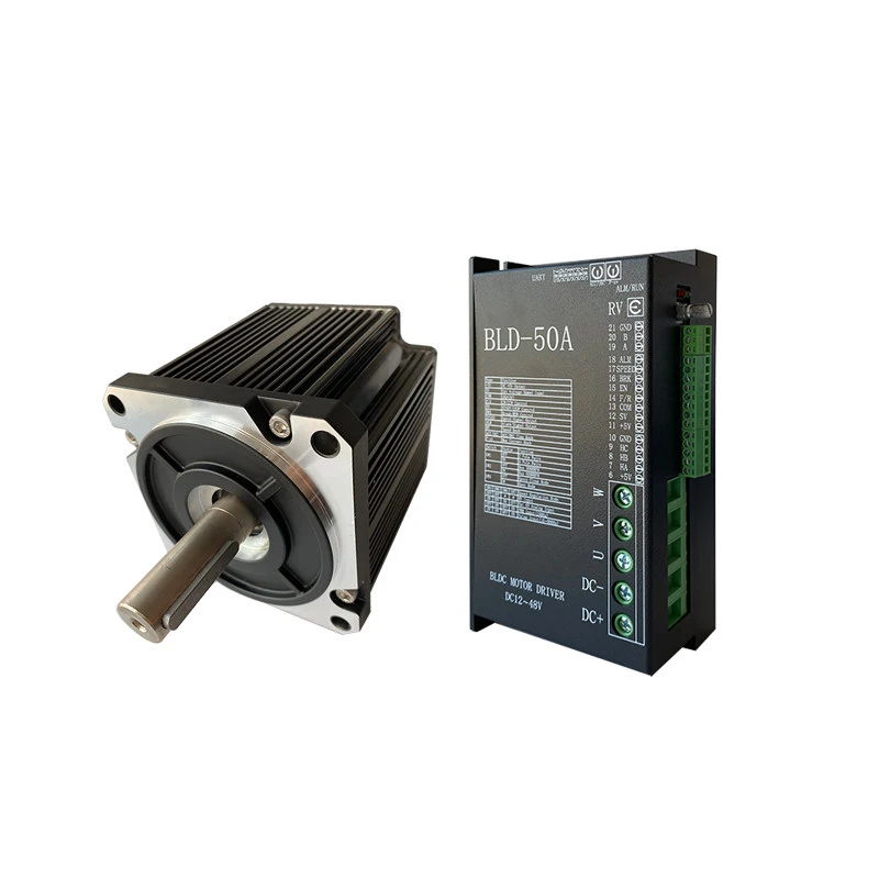 110 High Torque Brushless DC Motor Drive Set QW110F4H05N30 2000W 48V Hall Speed Regulation 1-Year Warranty IP67
