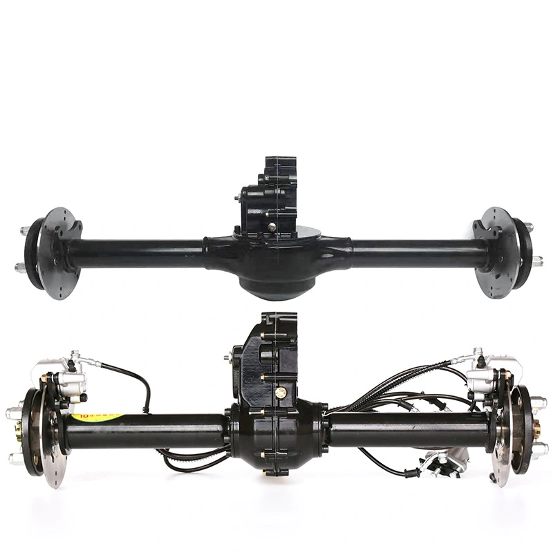Electric vehicle 60V 72V 1800W Permanent Magnet Brushless Gear Motor Disc Brake Integrated Shift Rear Axle with Controller
