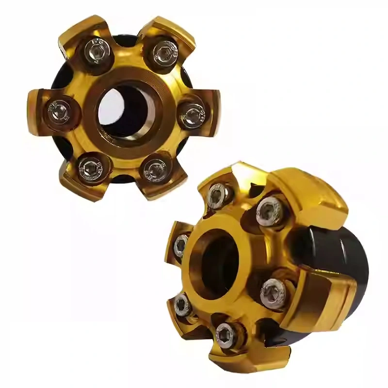 Dirt bike anti-fall cup aluminum alloy shock absorber cup hexagon anti-fall cover