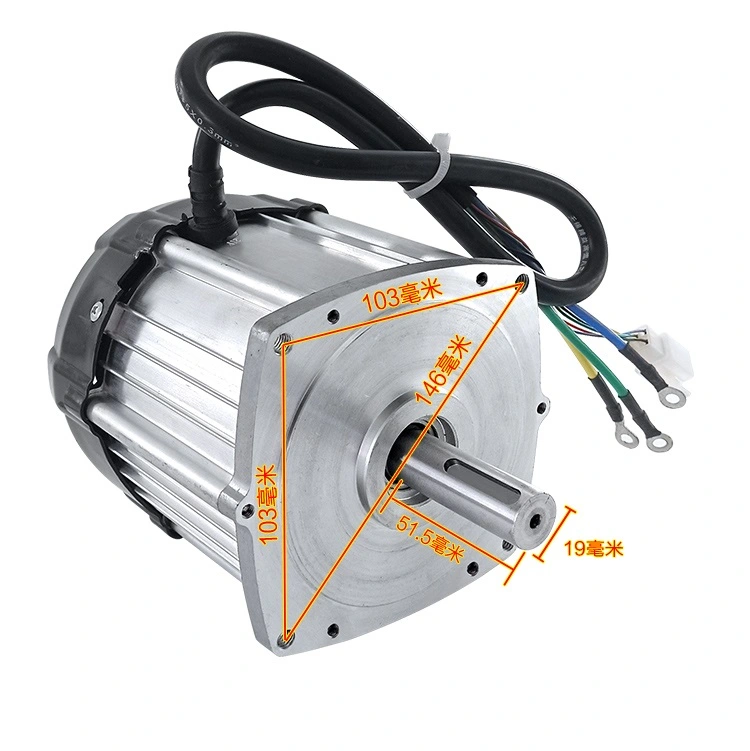 电动三轮车电机24V 48V 60V 550W 800W 1000W 1500W改装机械设备BLDC电机