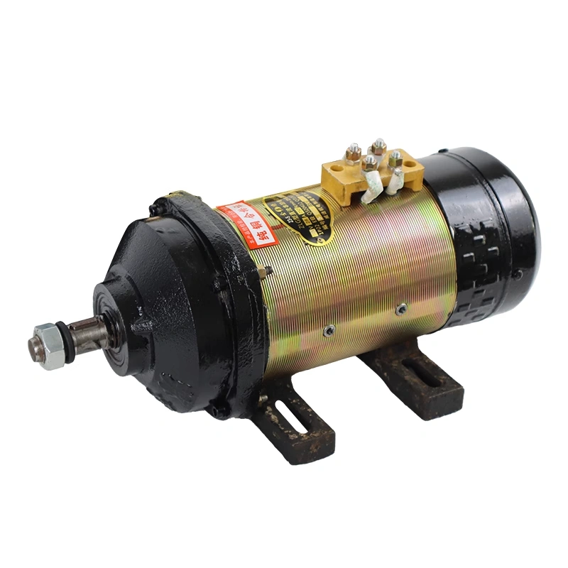 建筑工地电动三轮车拉丝电机48v 2000瓦电动滑板车直流电机