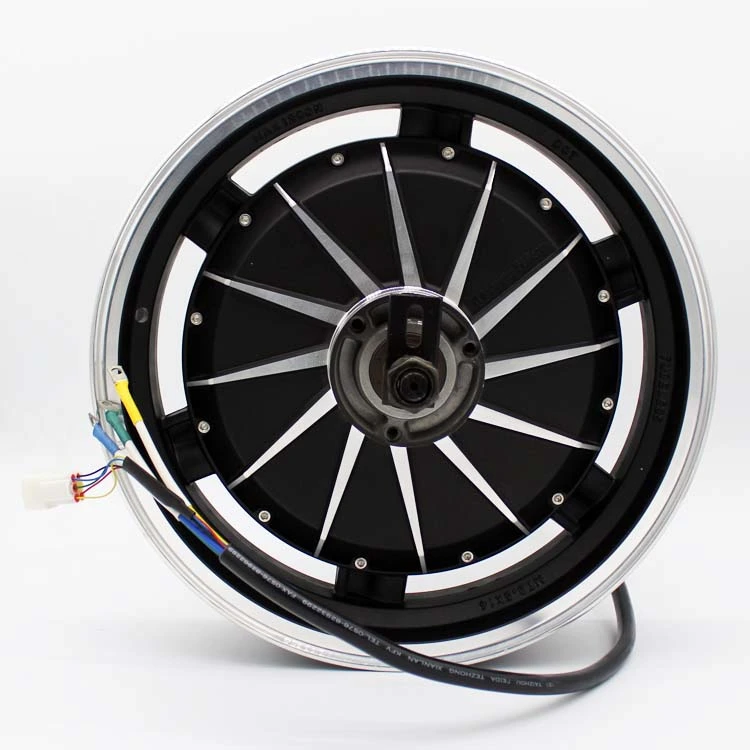 직류 허브모터 1500W 48V 14인치 전기 모터사이클 저속 전기 허브모터
