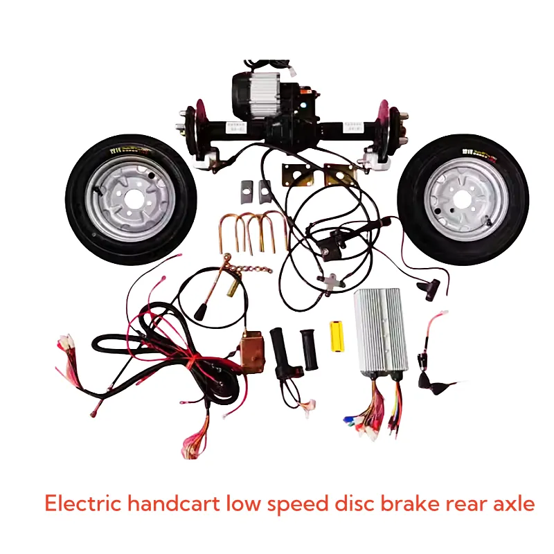Phanh đĩa cầu sau cho ô tô điện 1000W 60V 48V phanh đĩa tốc độ thấp cho xe đẩy tay điện