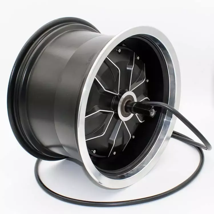 BLDC 허브 모터 1200W 72V 12인치 브러시리스 DC 디스크 브레이크 모터, 전기 오토바이 스쿠터용