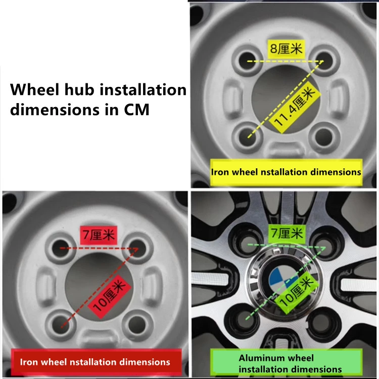 135/145/155/70R-12 Tubeless Tire Assembly for Electric Four-Wheeled Three-Wheeler