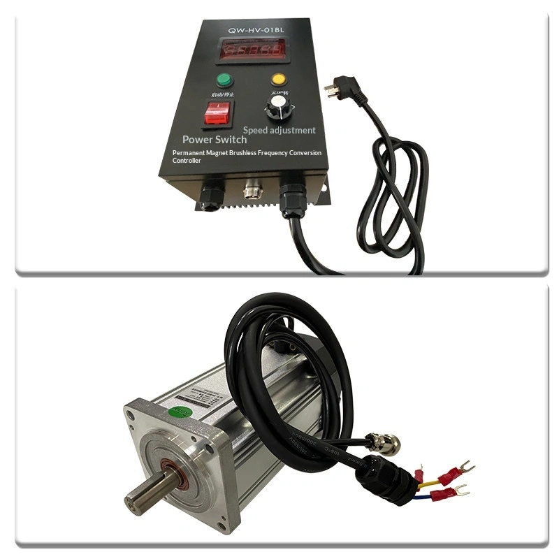 Động cơ không chổi than DC 220V tốc độ cao hoạt động êm, tốc độ điều chỉnh được 10000 vòng/phút, công suất cao 2500W, động cơ nhỏ gọn với driver Hall