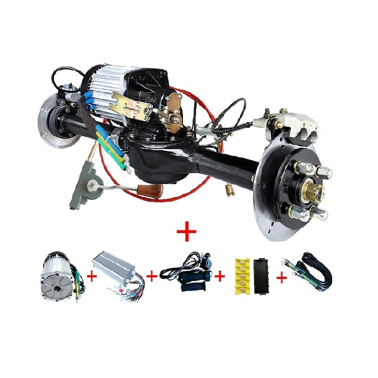 삼륜 자동차용 고토크 60V 72V 2500W 4600RPM 전기 자동차 허브 모터 키트