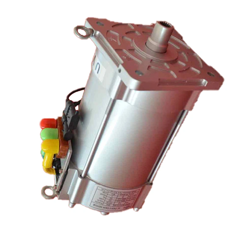 72V 5KW Three-phase AC Motor for Low-speed Electric Vehicles, Sightseeing Buses, and Golf Carts