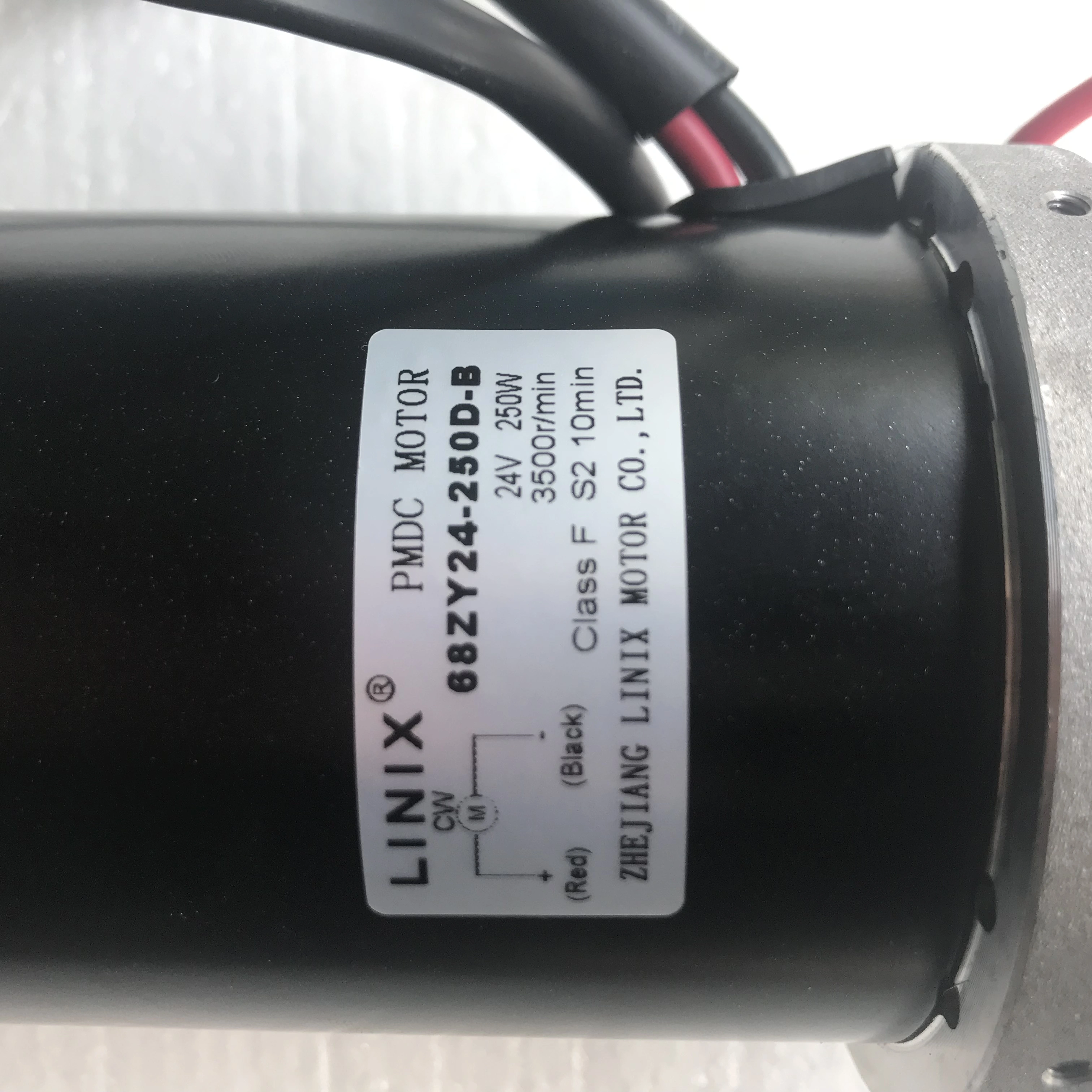 LINIX联亿英洛华电动滑板车电机68ZY24-250-A/250D-B 24V 250W 来自中国大陆