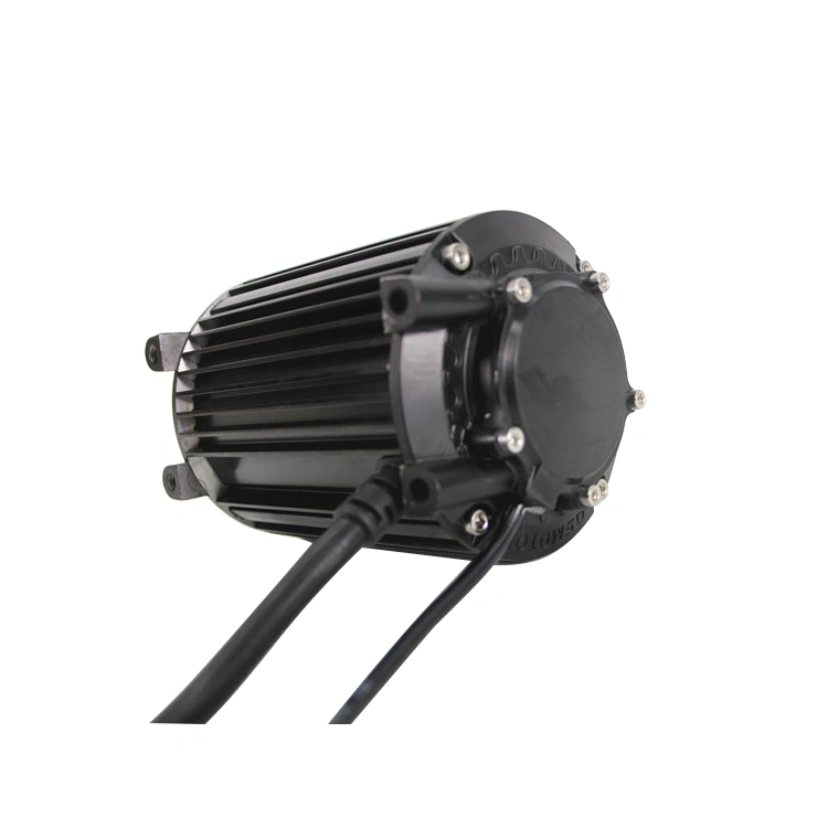 摩托车中央电机90型号72V 1000W BLDC中驱电动踏板车电机，带10英寸车轮