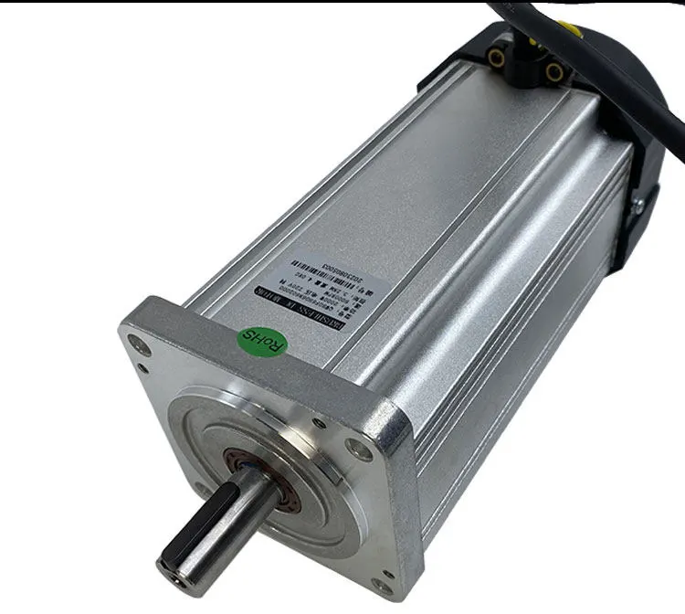 Động cơ DC không chổi than nam châm vĩnh cửu tốc độ cao 220V 1500W 6000 RPM điều chỉnh tốc độ chống nước lắp mặt bích từ Trung Quốc